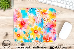 Abstract flowers mouse pad sublimation designs Product Image 1