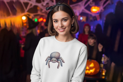 Knitted Spooky Spider Halloween Plush PNG Product Image 2
