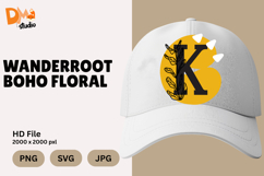Wanderroot Boho Floral Monogram Product Image 1