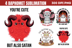 Cute Baphomet Sublimation Bundle Product Image 2