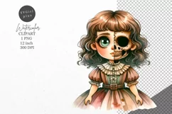 Halloween clipart, Doll clipart, Autumn clipart Product Image 1
