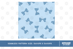 American 4th of July Patriotic Coquette Bow Seamless Pattern Product Image 2