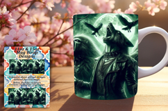 Fashionable 11oz Mug Wrap Png Artwork , Horror Halloween Product Image 1