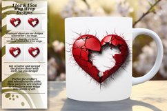Passionate 3D Heart Mug Sleeve Product Image 1