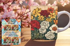 Vintage Spring Garden Mug Sublimation Art Product Image 1