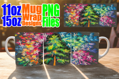 Serene moments 11oz 15oz sublimation wrap, Spring Tree Product Image 1