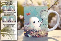 Ghostly Springtime: Easter Pattern Mug Product Image 1