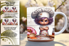 Inspiring 11oz Mug Wrap Png Design , Girl Grumpy Product Image 1