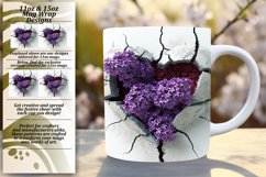 Love's Enchantment: 3D Heart Mug Art Product Image 1