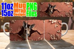 33D Animal Wonderland Mug Wrap 15oz Product Image 1