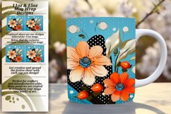 Enchanted Floral Sublimation Mug - 11oz &amp; 15oz Product Image 1