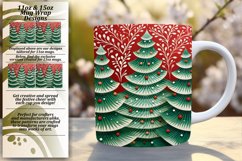 Sublimation Mug Wrap - 11oz/15oz - Festive Winter Product Image 1