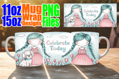Cheerful journeys 11oz 15oz sublimation wrap, Birthday Girl Product Image 1
