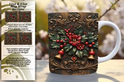 Radiant 15oz Mug Wrap Png Artwork , Christmas Product Image 1
