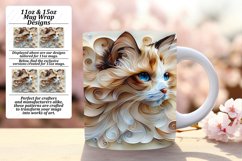 Meow Majesty: Sublimation Cat Lover Mug - 3D Cat Design Product Image 1