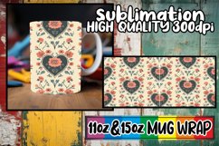 Patterned Love Mugs - Valentines Product Image 1