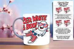 Classy Png Mug Wrap Design 15oz , Funny Ghost Product Image 1