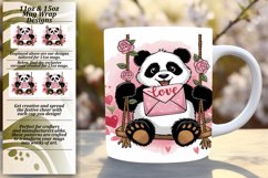 Chic 11oz Png Mug Wrap Template , Valentines Product Image 1