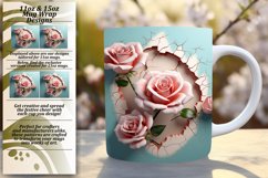 Spring Flower Wall Art 3D Mug Design Product Image 1
