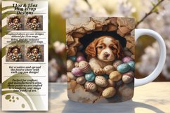 Happy Easter 3D Mug Design, Bunny Bliss Product Image 1