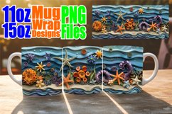Summer Splash 3D Mug Wrap - Ocean Delight Product Image 1