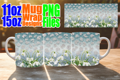 Soft whispers 11oz 15oz mug wrap, Leopard Prints Product Image 1