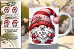 Radiant 15oz Mug Wrap Png Template , Gnomes Product Image 1