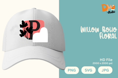 Willow Boho Floral Monogram Product Image 1