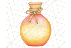 Potion Bottle Png Graphics, Magic Potion Clip Art, Fantasy Product Image 5
