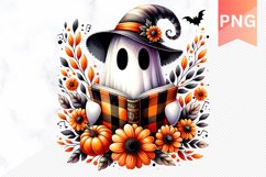 Halloween Ghost Sublimation - Halloween Clipart PNG Design Product Image 1