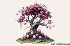 Gothic Easter Creepy Sublimation Clipart PNG Product Image 1