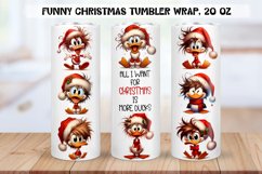 Funny christmas characters Tumbler Wraps|BUNDLE PNG. Product Image 21
