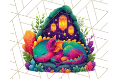 Cute Fantasy Dragon Clipart PNG, Bold Baby Dragon Clip Art Product Image 5