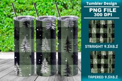 Christmas Tree Tumbler Wrap design, 20oz Tumbler wrap png Product Image 1