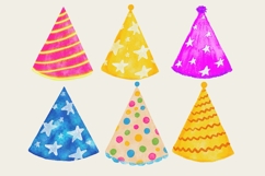 Party hats watercolor png Product Image 3