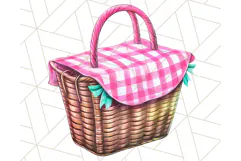 Pink Summer Clipart, Cute Beach Icons, Aesthetic PNG Product Image 5
