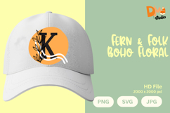 Fern &amp; Folk Boho Floral Monogram Product Image 1
