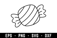 Candy Svg Design | Sweets SVG Cut files | Cricut Product Image 1
