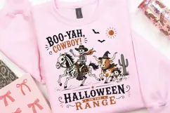 Boo Yah Cowboy PNG Sublimation Design - Halloween On The Product Image 5
