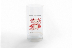 Halloween Axolotl Red Devil Trident Horns PNG Uparupa Animal Product Image 3