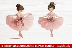 2 Christmas Nutcracker Clipart | Festive Holiday Nutcracker Product Image 1