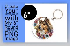 Vibrant Dog Graphic Sublimation Car Coaster Product Image 1