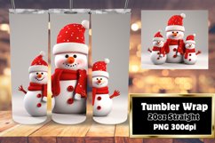 Cute 3D Xmas Delight Tumbler Wrap 20oz Product Image 1