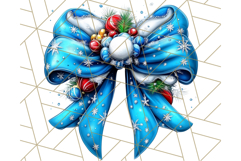 Bright Shiny Christmas Bows PNG Clipart, Winter Holiday Png Product Image 5