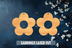 Summer Style Laser Cut Earrings SVG File Product Image 1