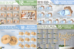 3D Wedding Mega Bundle Laser cut. Wedding decoration SVG Product Image 7