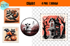 ClipArt | Retro Halloween Sublimation Product Image 1