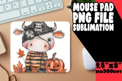 Fall Funny Cow Mouse Pad Design Product Image 1