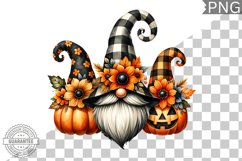 Halloween Gnome Sublimation - Clipart PNG Design Product Image 1