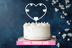 Blank cake topper, Paper Cut SVG Product Image 1